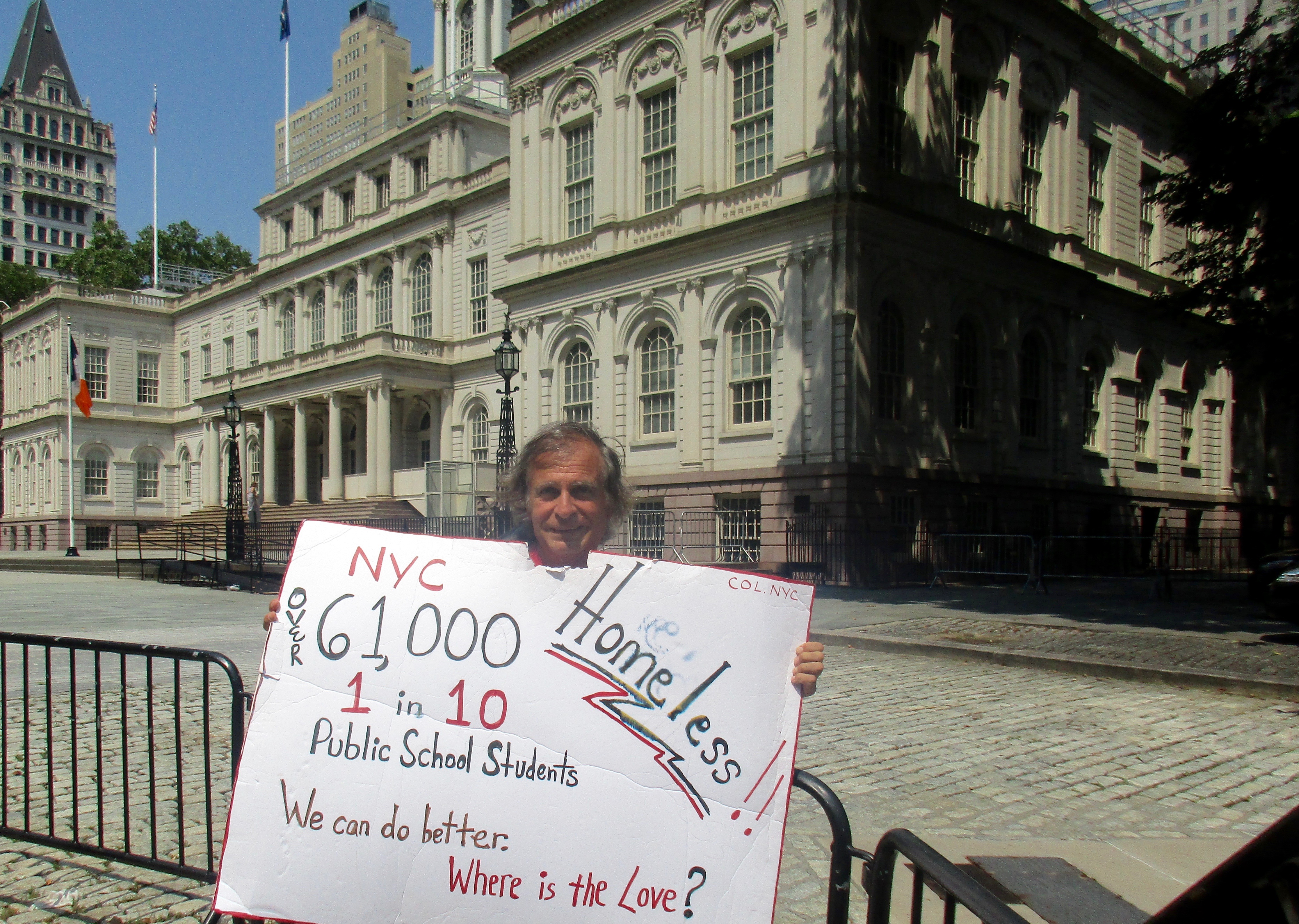 Tony Bellizzi Homelessness Project - City Hall, Manhattan