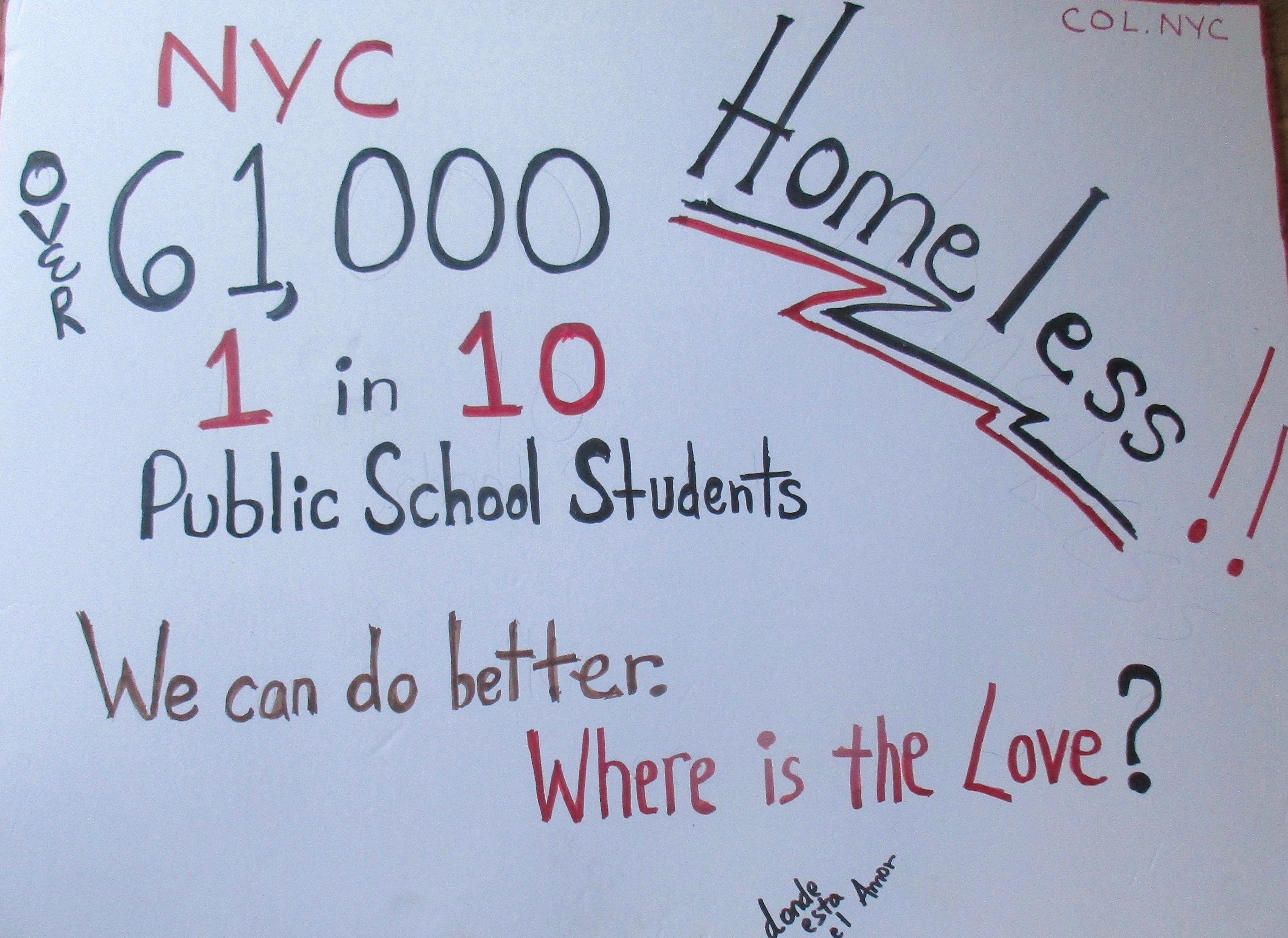 Tony Bellizzi Homelessness Project - Queensborough College