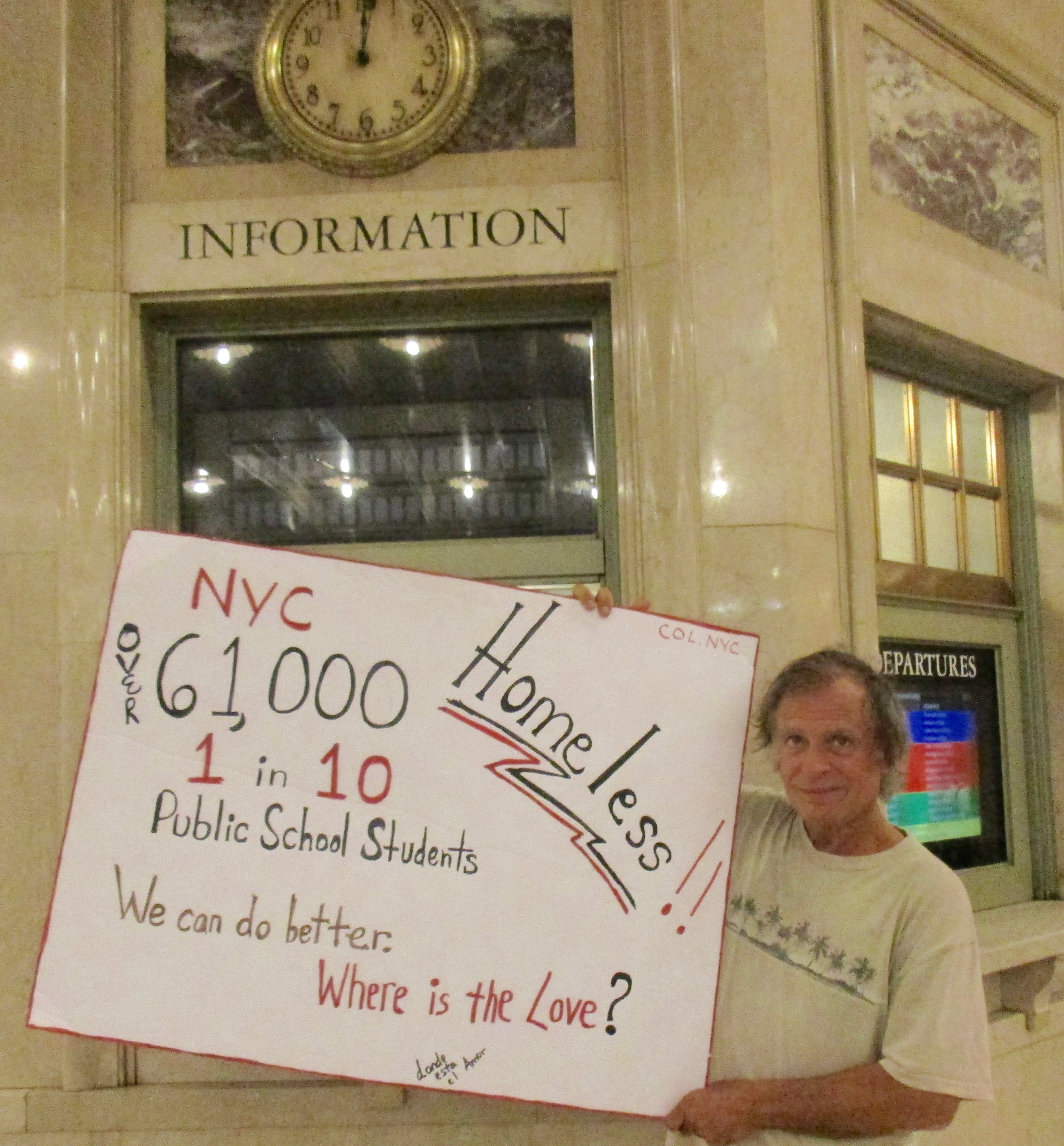 Tony Bellizzi Homelessness Project - Grand Central Terminal, Manhattan