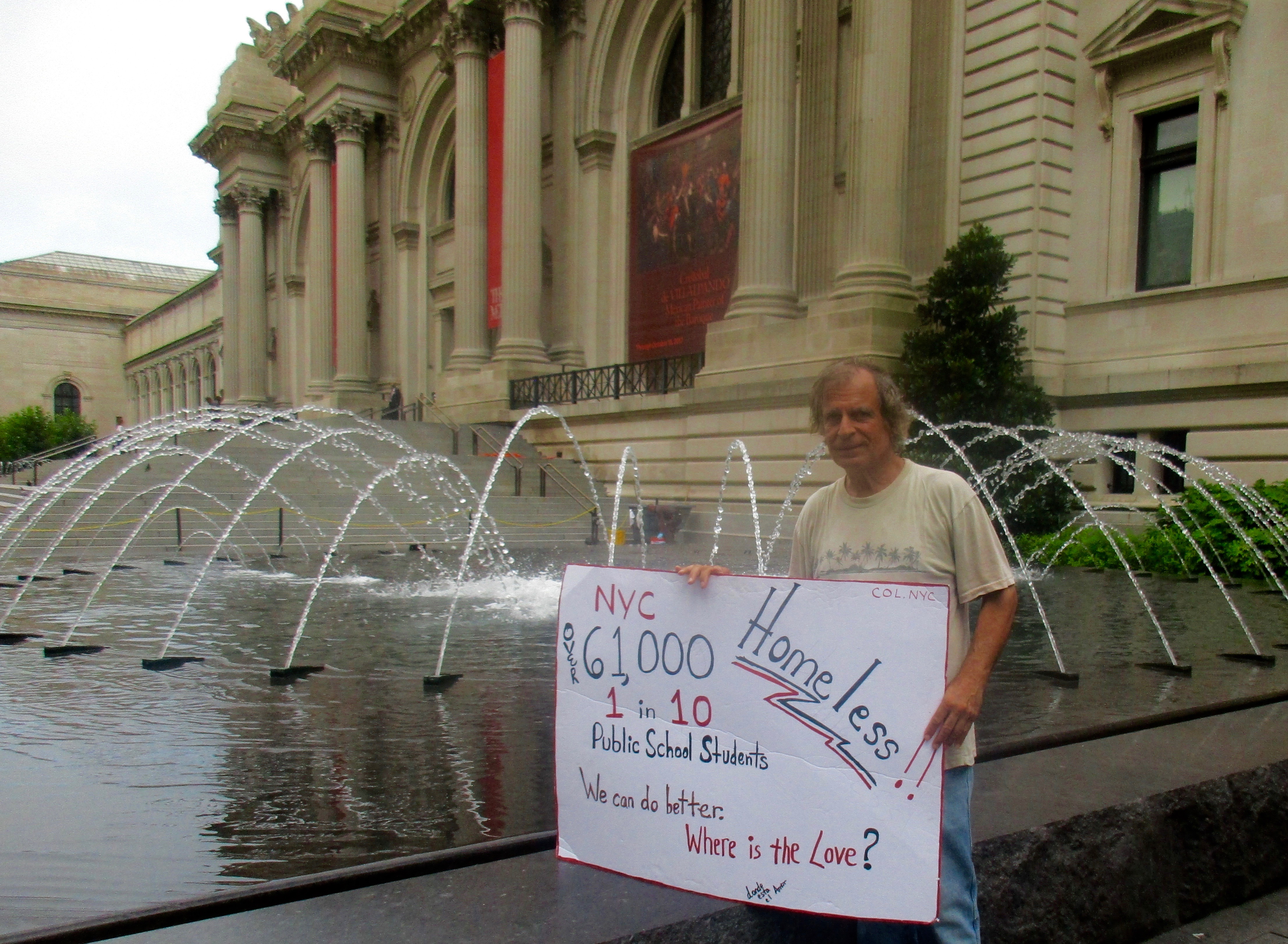 Tony Bellizzi Homelessness Project - Metropolitan Museum of Art, Manhattan
