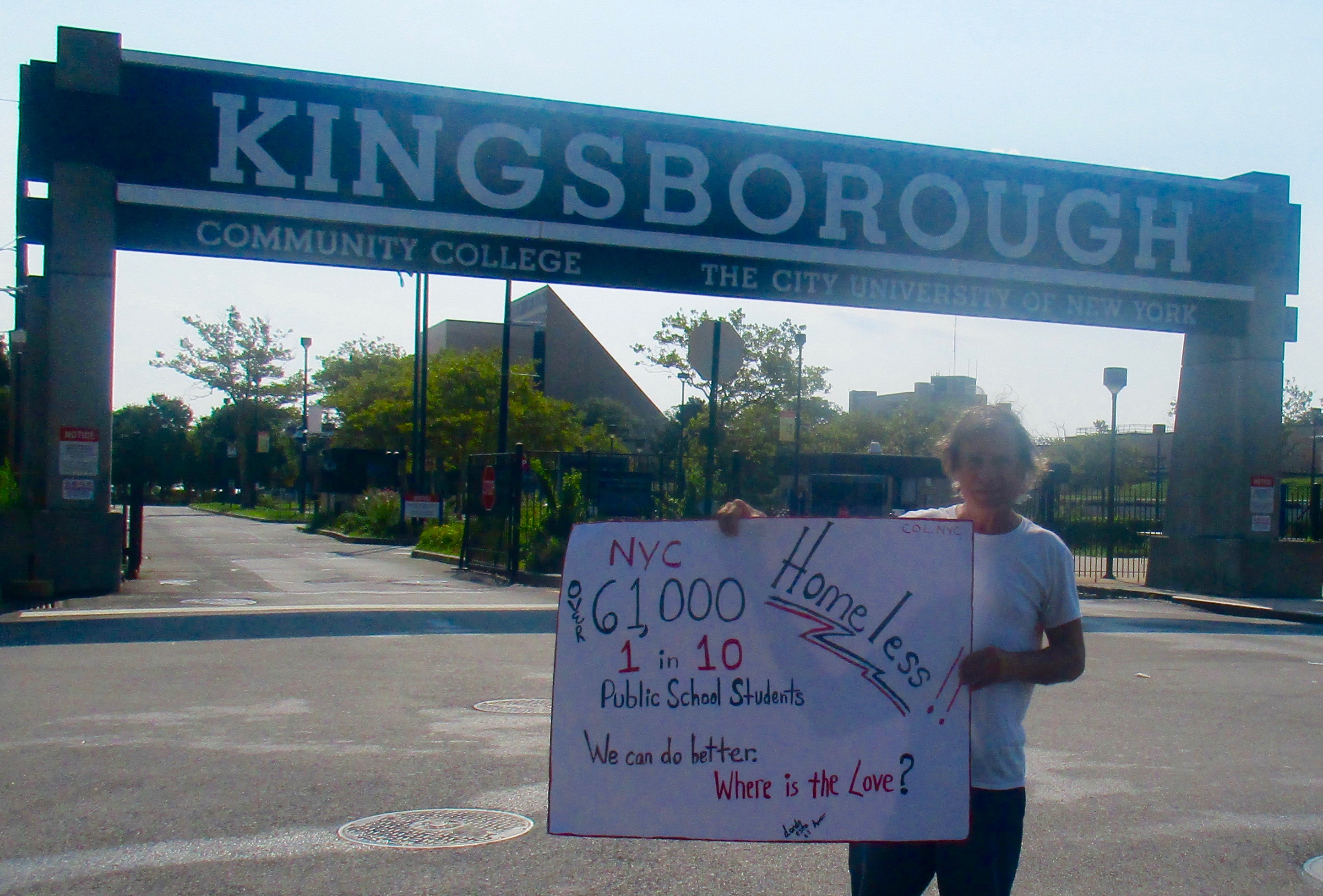 Tony Bellizzi Homelessness Project - Kingsborough Community College, Brooklyn