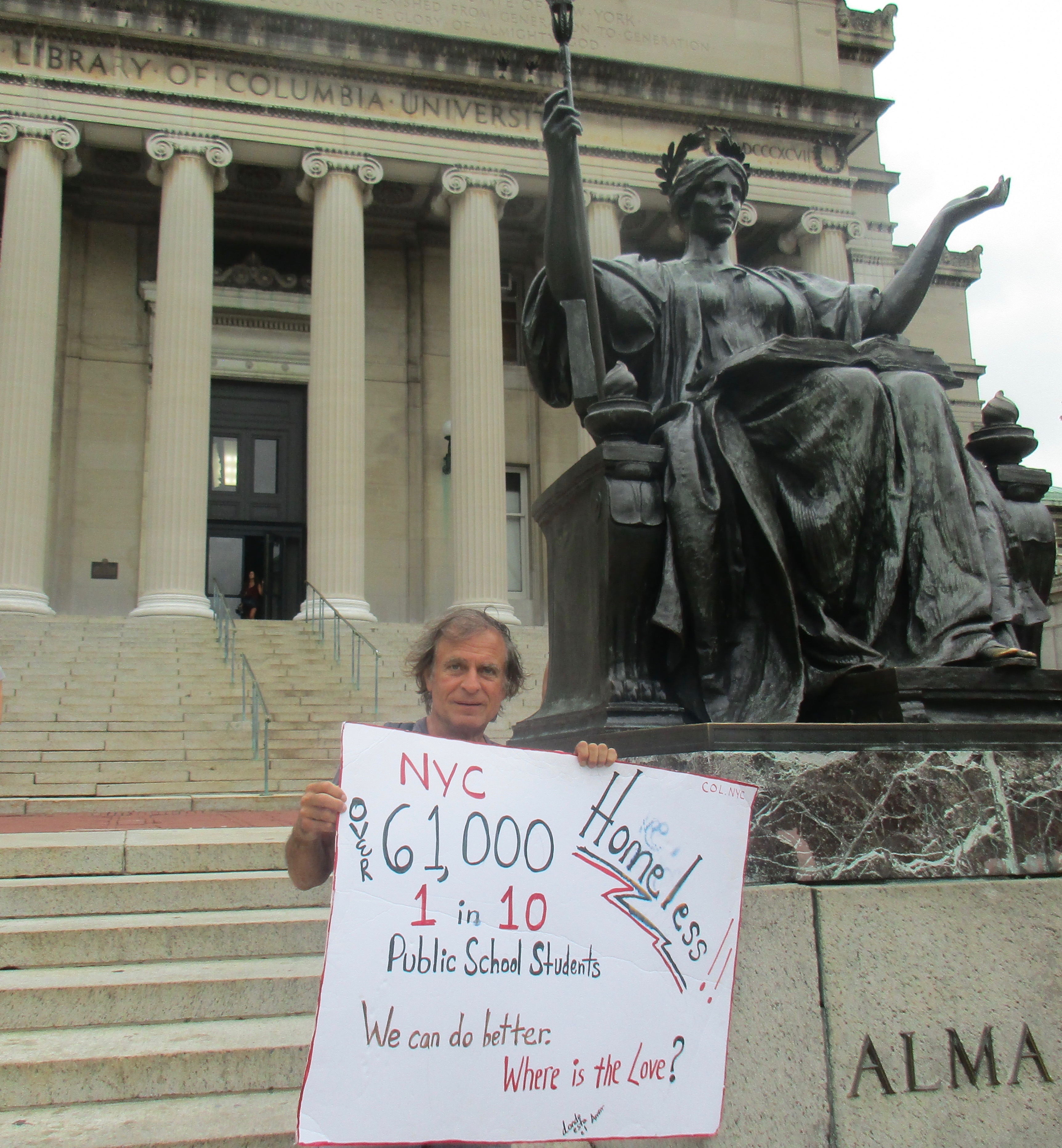 Tony Bellizzi Homelessness Project - Columbia University, Manhattan