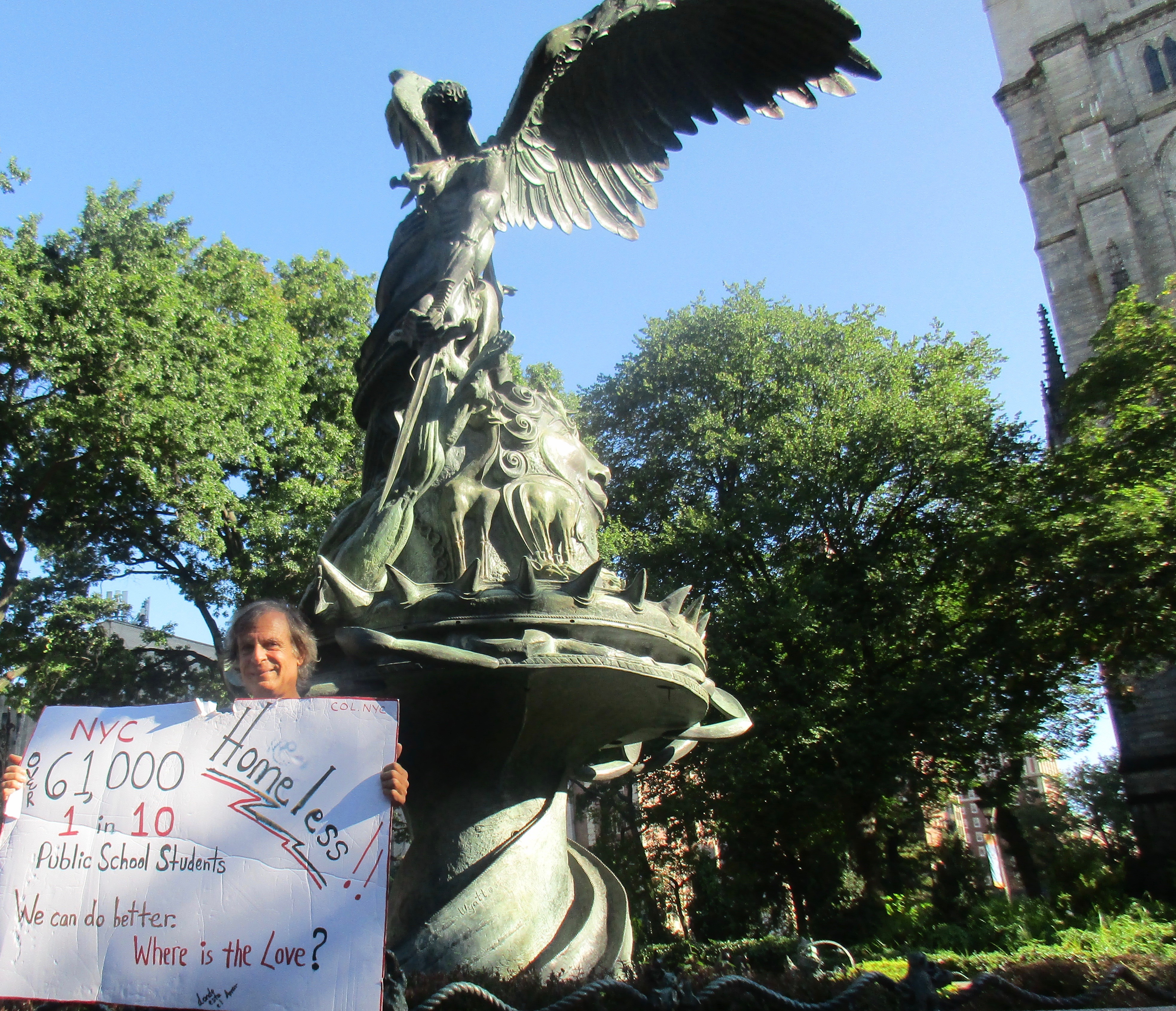 Tony Bellizzi Homelessness Project - St. John's Cathedral, Manhattan