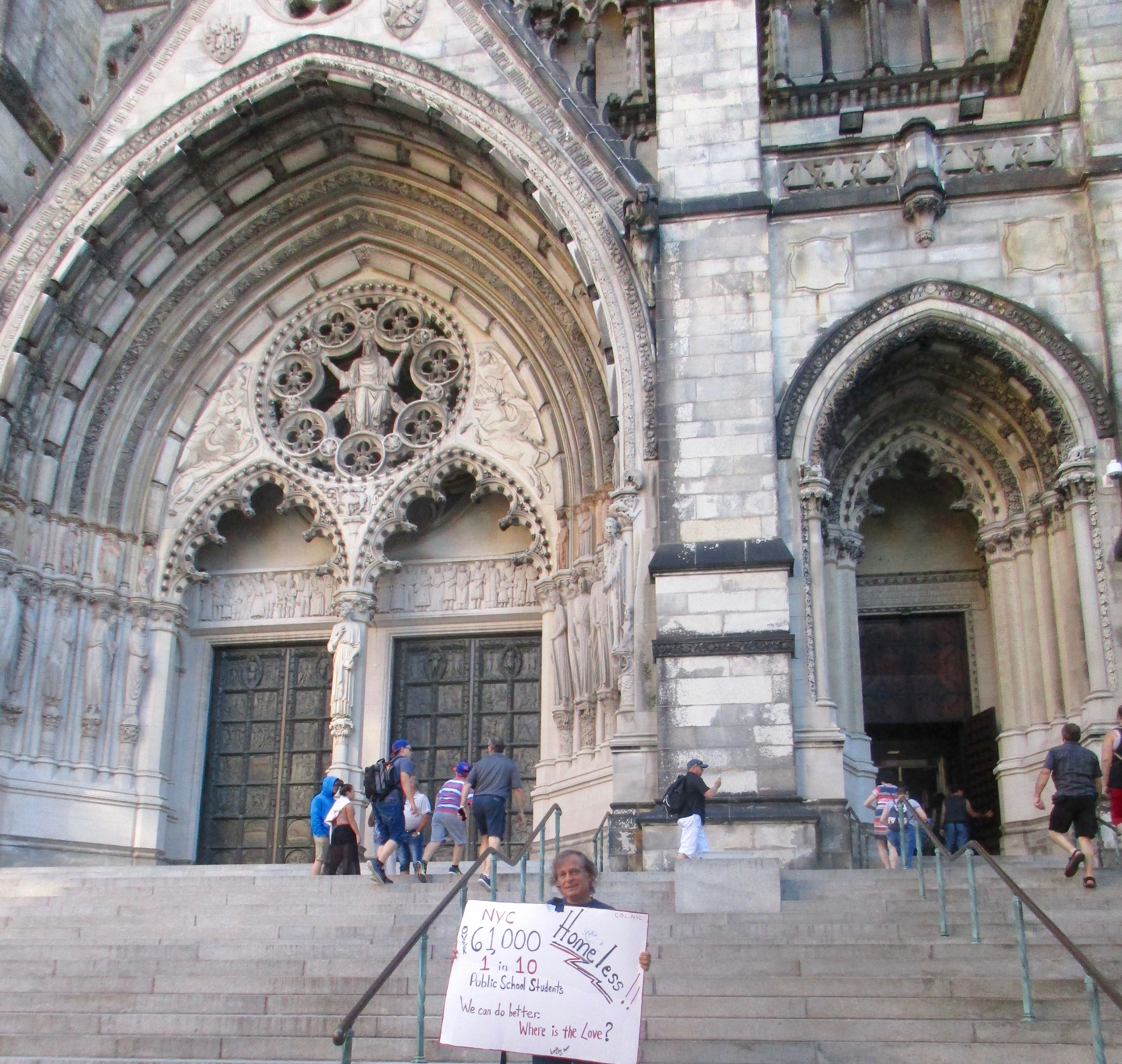 Tony Bellizzi Homelessness Project - St. John's Cathedral, Manhattan