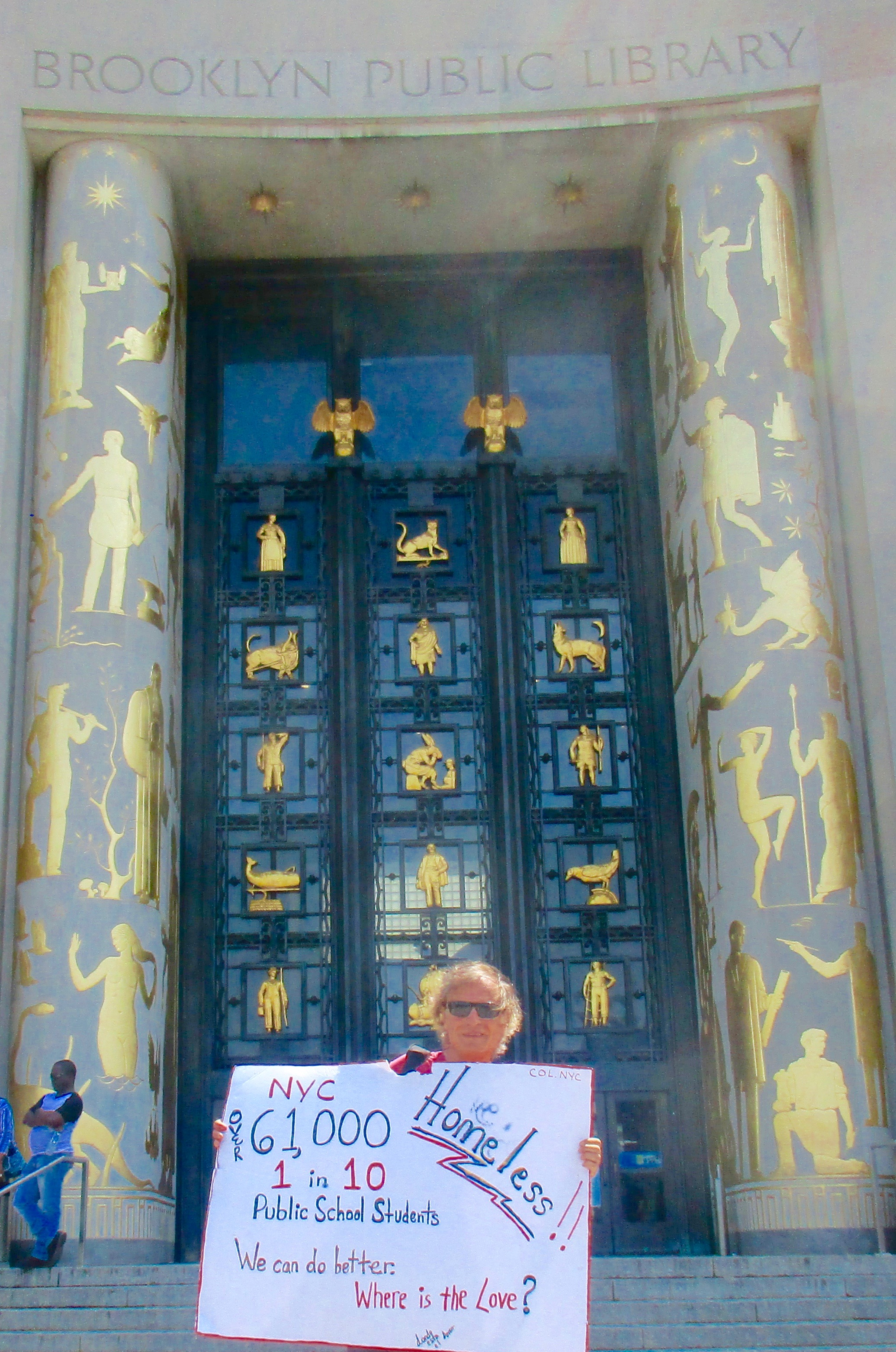 Tony Bellizzi Homelessness Project - Botanic Gardens, Brooklyn Library & Museum, Brooklyn